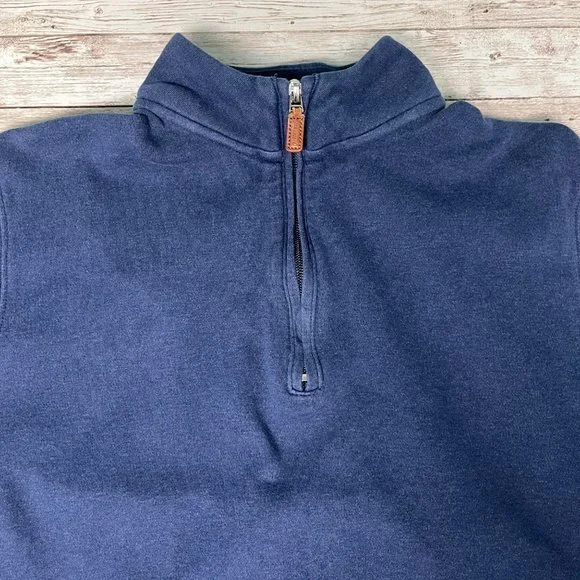 johnnie-O SMALL Mens 1/4 Zip Sully 100% Cotton Thompson Flanagan Sweatshirt - Picture 3 of 10